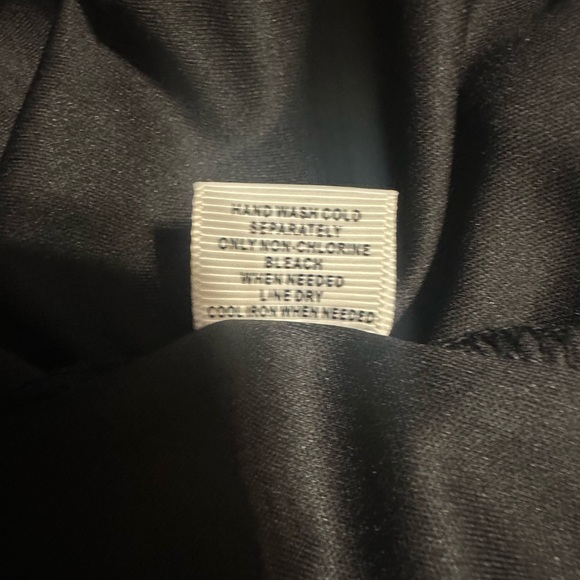 Ultra Pink black lace long sleeve shirt blouse size XL - Picture 6 of 8